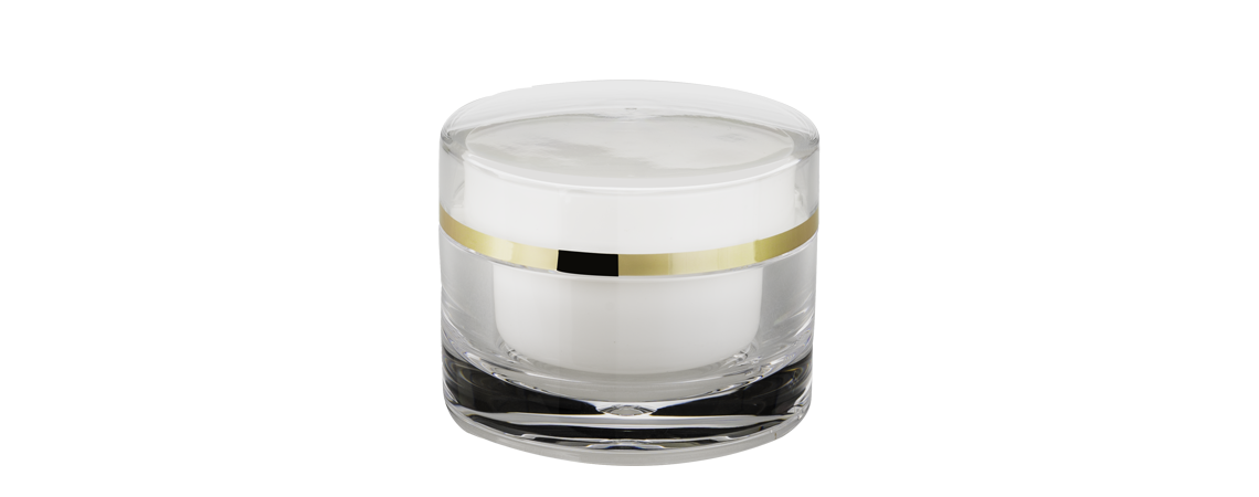 Acrylic Round Cream Jar 50ml - LCD-50 Midnight Party Acrylic Round Cream Jar 50ml - LCD-50 Midnight Party